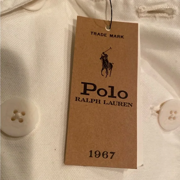 NWT Polo by Ralph Lauren Girl's‎ Willmar Canvas Double-Breasted Jacket - Picture 6 of 6